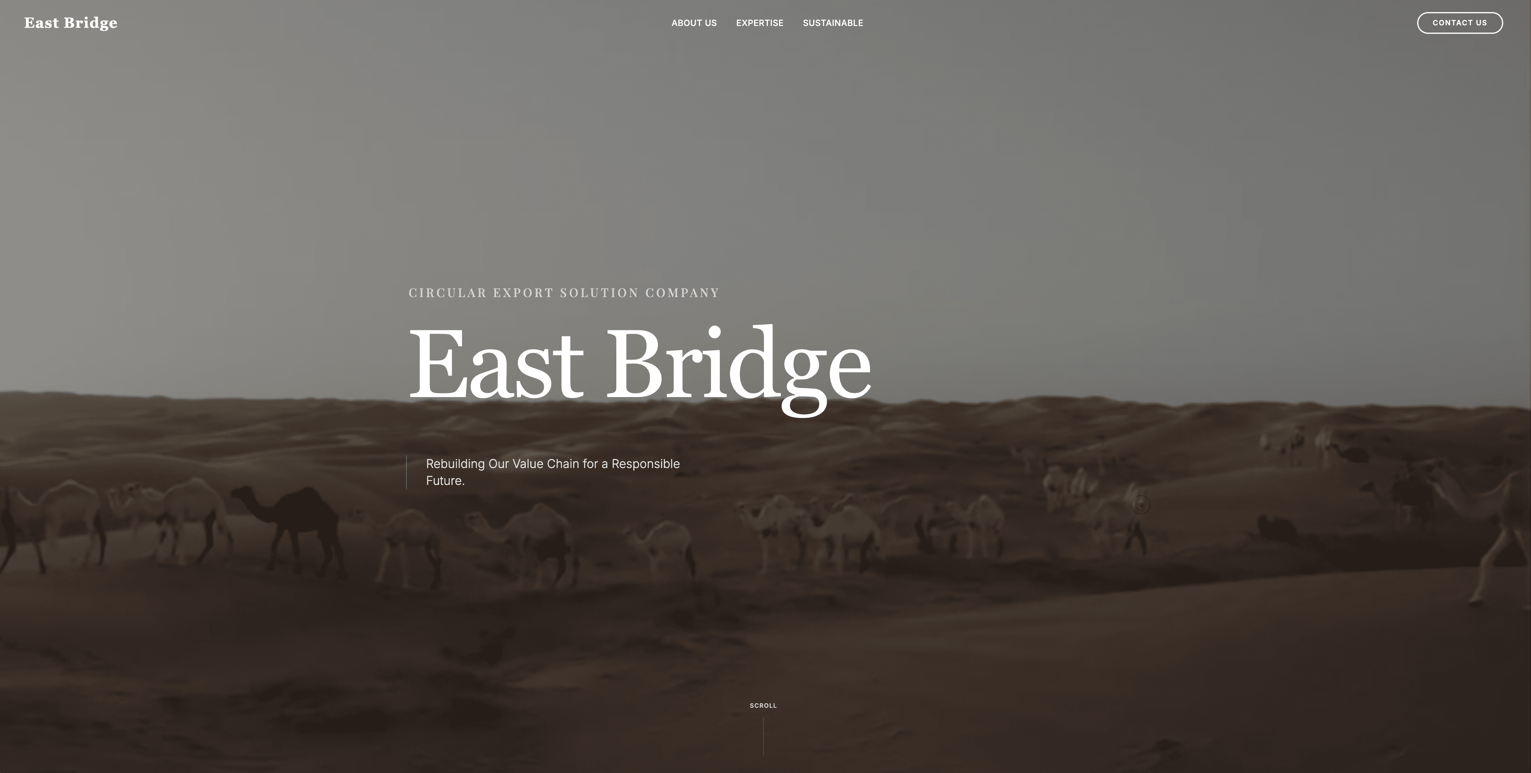 East Bridge 사우디아라비아 기업 랜딩페이지 웹 제작 프로젝트