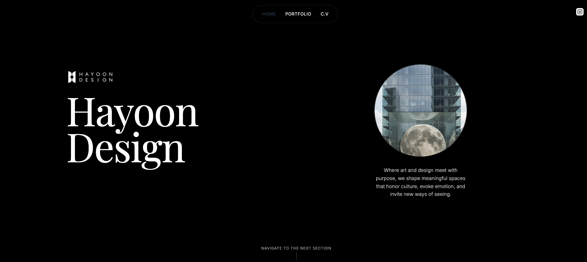 Hayoon Design Portfolio Web Design 프로젝트