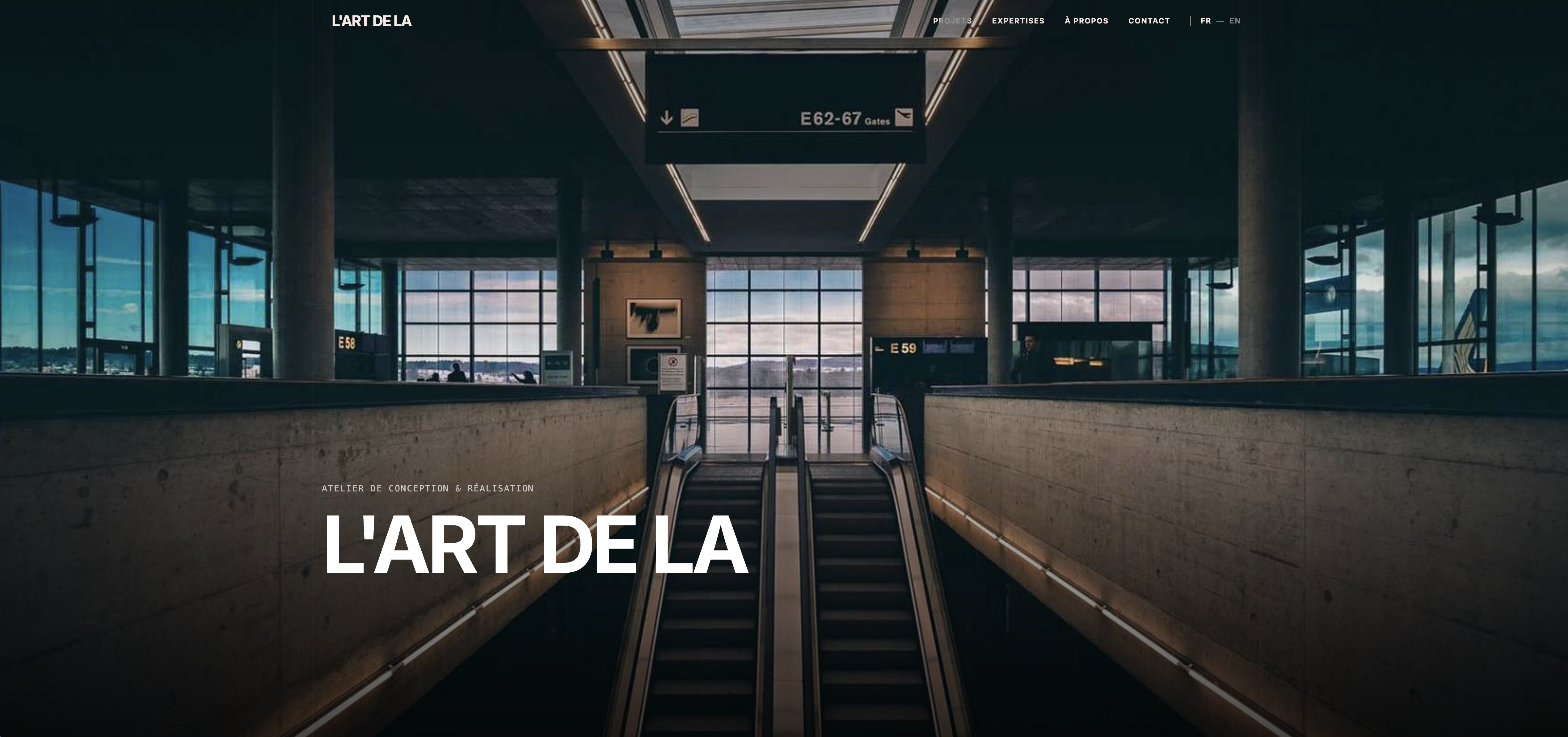 L'ART DE LA Brutalist Architecture & Art Studio 프로젝트